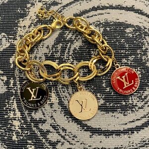Set of 3 LV Trunks & Bags Luggage Charms